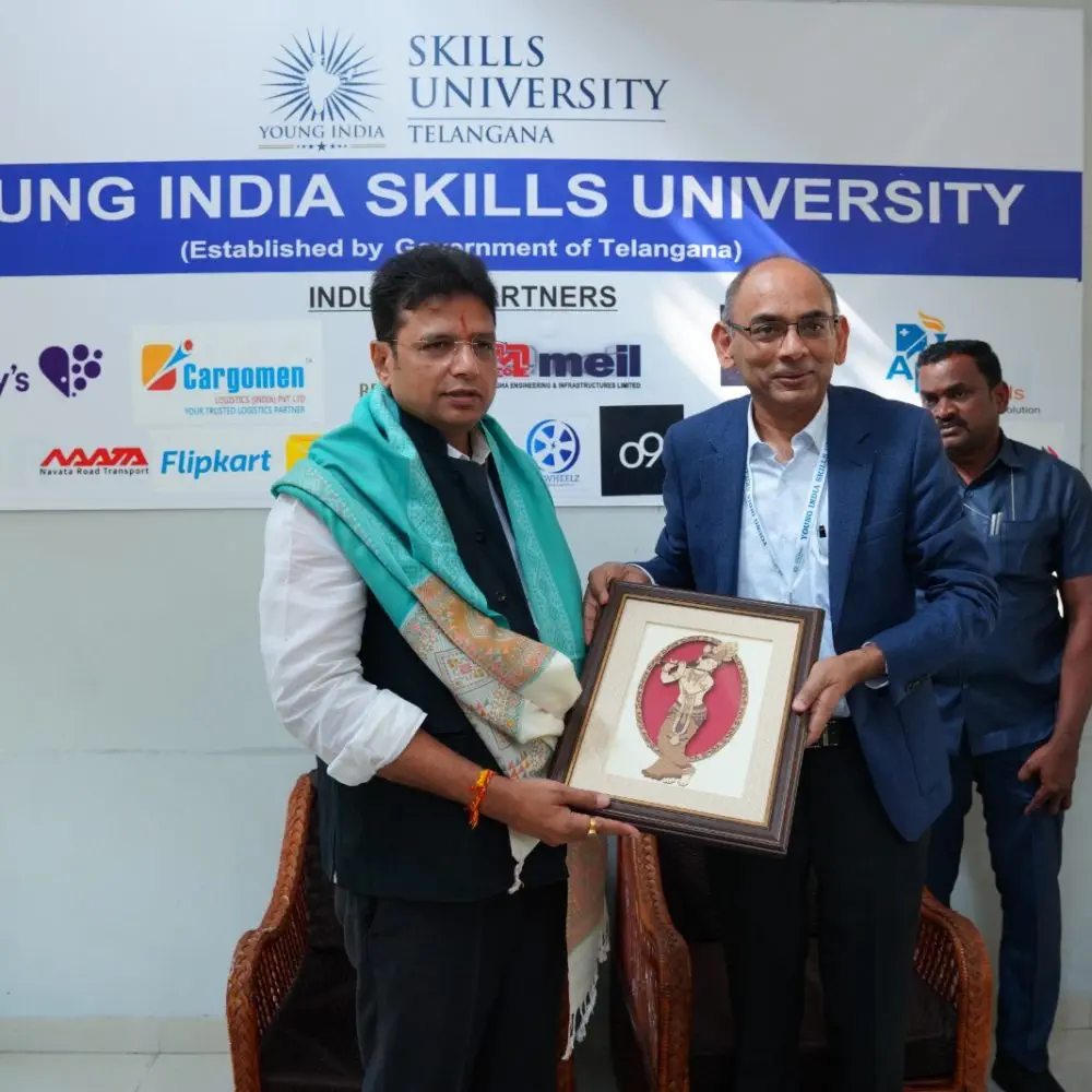 Minister’s Visit to YISU Transit campus, Hyderabad image 4