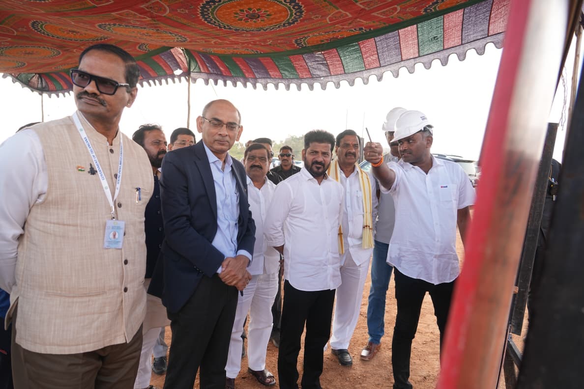 On 23 November 2025, Hon'ble Chief Minister took a review of the progress of construction of the permanent campus of YISU in Kandukur Mandal. Vice Chancellor and Registrar along with the officials of MEIL have conducted the visit. image 1